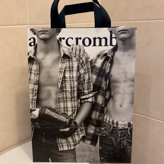 A&F abercrombie kids 厚款 紙袋