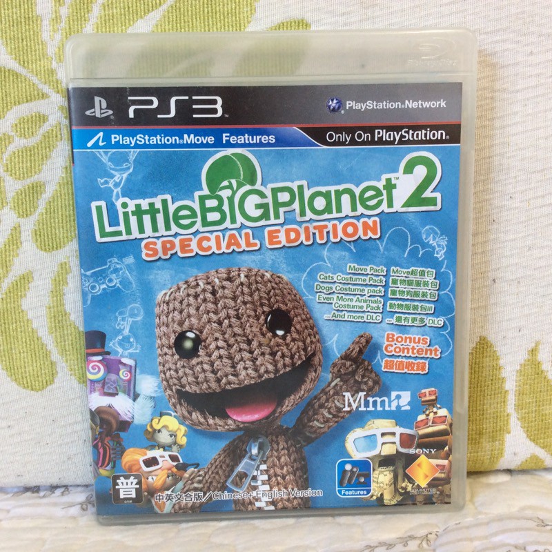 PS3 亞版 中英文合版 小小大星球2 年度版 特別版 LittleBIGPlanet 2 支援MOVE