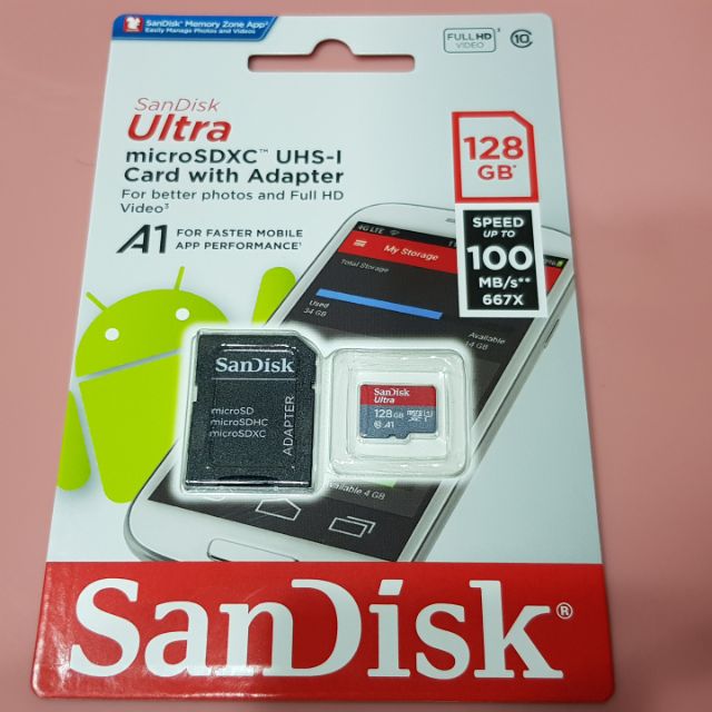 SanDisk A1 128G 記憶卡