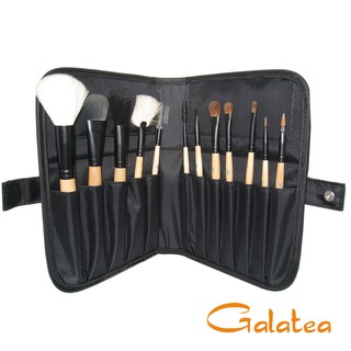 Galatea葛拉蒂 彩顏系列 12支裝刷具+可站立收納套 美容考試刷具組 美容乙級、丙級考試