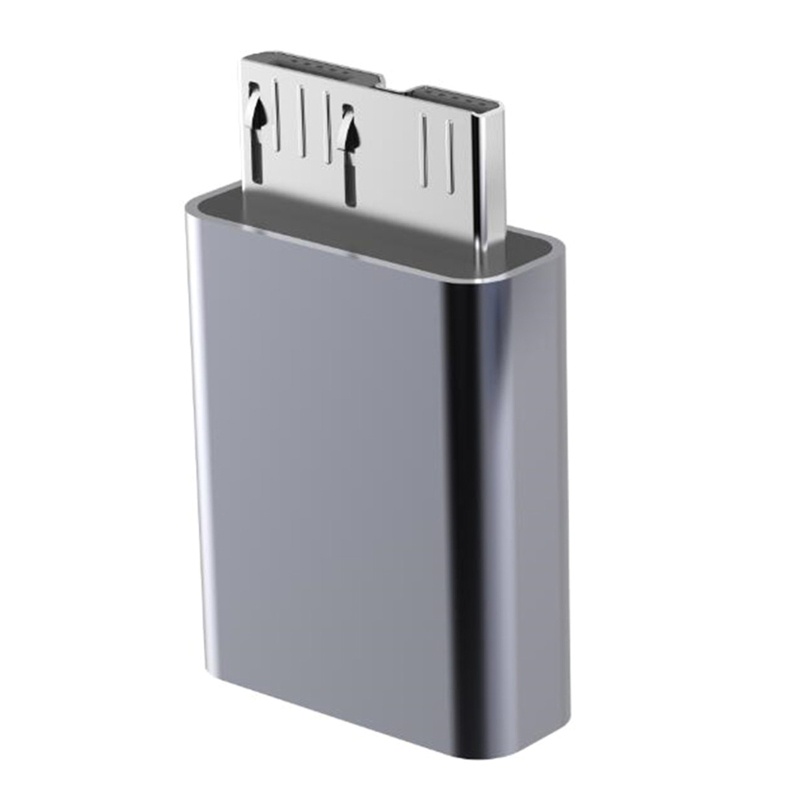 ✿ Micro B USB3.0 適配器到 USB C Type-C 母手機 HDD 連接器轉換器