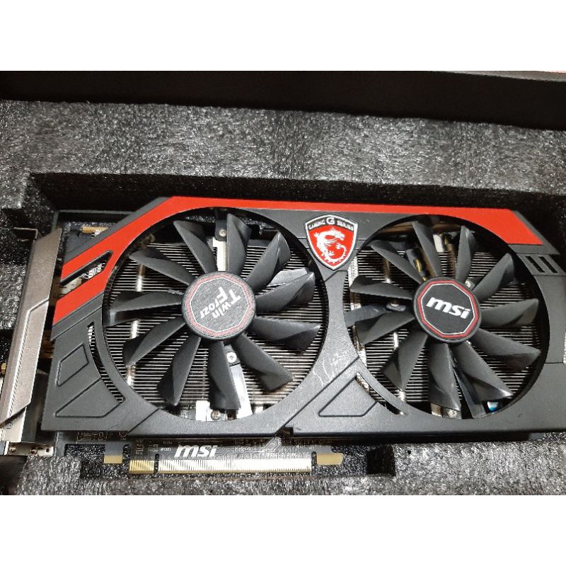 李先生客訂MSI R9 270X 2G 非R9 270二手良品裸卡 效能強於GTX 750TI