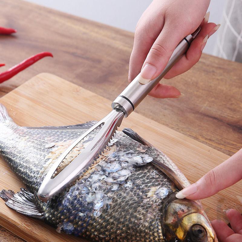 刮魚鱗器304不銹鋼家用手動除魚鱗器刷魚鱗工具魚鱗刨去魚鱗神器 蝦皮購物