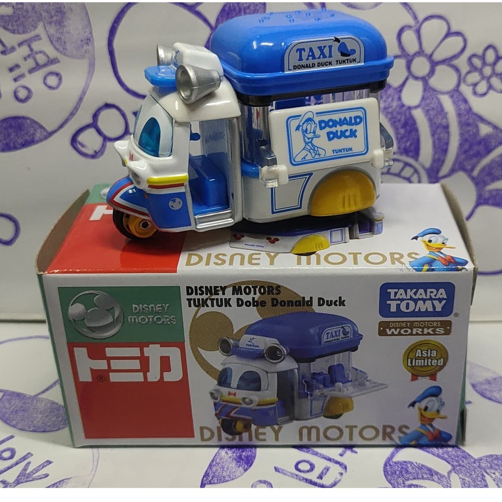 (現貨)Tomica 多美 Disney  亞洲限定版  唐老鴨餐車 TAXI  三輪車