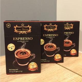 【現貨】越南咖啡 - King coffee - 義式濃縮即溶咖啡 (盒裝) 1盒15 包