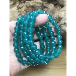 天河石 臺灣現貨 冰種天河石手鍊 收藏級手串 高冰藍綠色水晶手鍊 新疆天河石 8mm