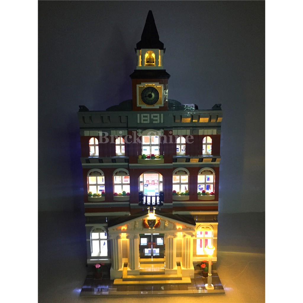 現貨【BRICK SHINE】【燈組】無主體 適用 樂高 LEGO 10224  市政廳 街景 全新未拆  BS燈組