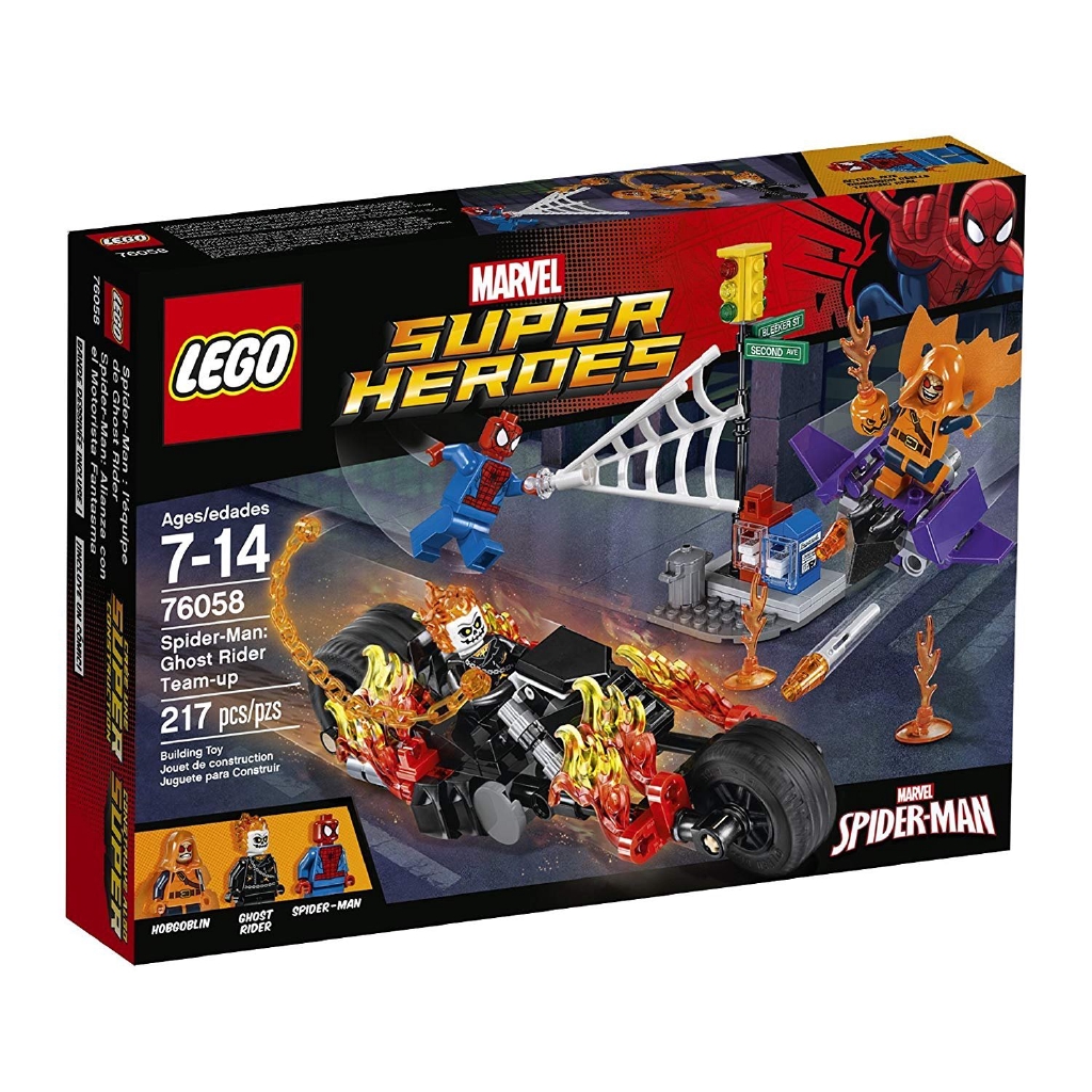 LEGO 樂高 超級英雄 Spider-Man: Ghost Rider Team-Up蜘蛛人 惡靈戰警 76058