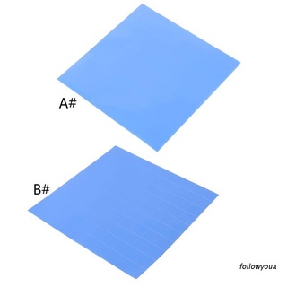 Fol 100mmx100mmx0.5mm 1Sheet/100PCS 導熱墊 GPU CPU 散熱片散熱導電矽膠墊