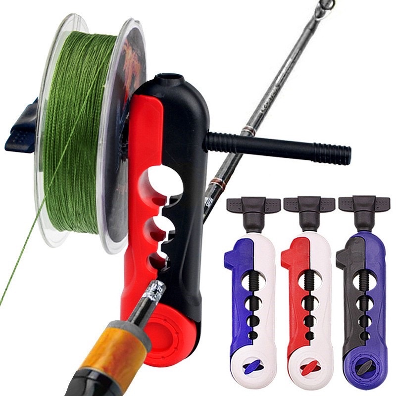 🐟攜帶型方便纏線器 新手專用 釣魚上線的好幫手 使用方便簡易 簡約輕便 纏線器 上線器