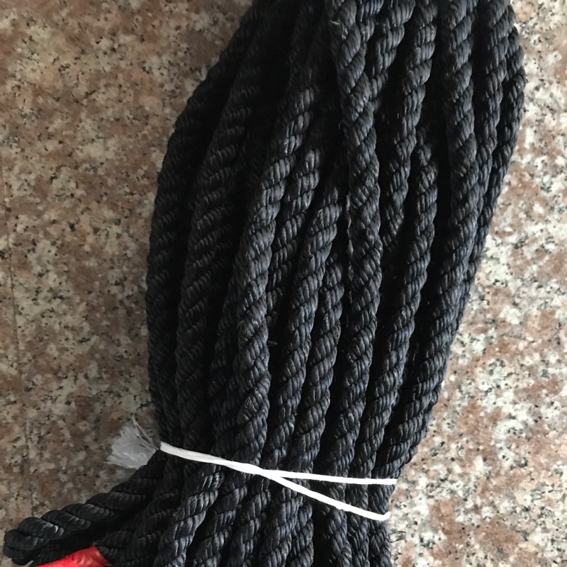 特多龍繩黑色（約12mm)一公尺/一米 15元