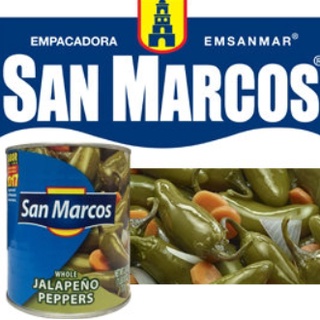 【美食獵人】 San Marcos 墨西哥青椒條 墨西哥青椒片 墨西哥青椒切片 737g