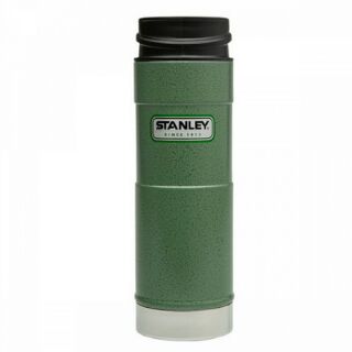 STANLEY One Hand Vacuum Mug 經典保溫咖啡杯 0.47L 錘紋綠