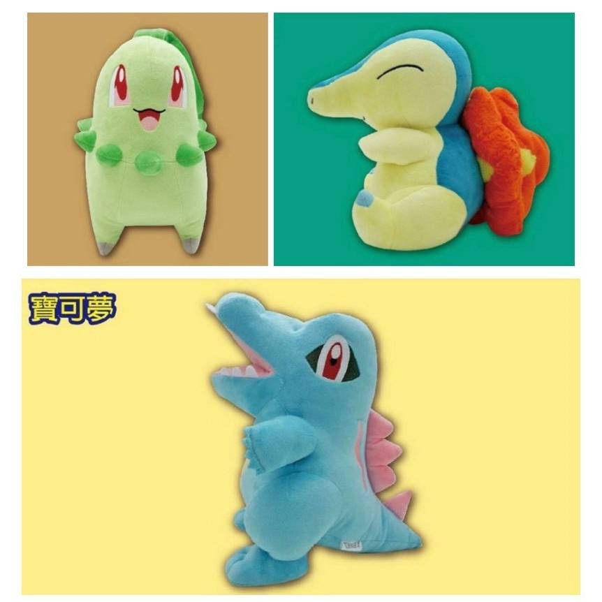 正版授權 12吋 精靈寶可夢娃娃~小鋸鱷 火球鼠 菊草葉 夢幻 呆呆王 娃娃 玩偶~神奇寶貝玩偶~生日情人禮物