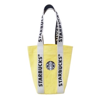 星巴克 奶油黃品牌隨行杯袋 Starbucks 2021/12/27上市