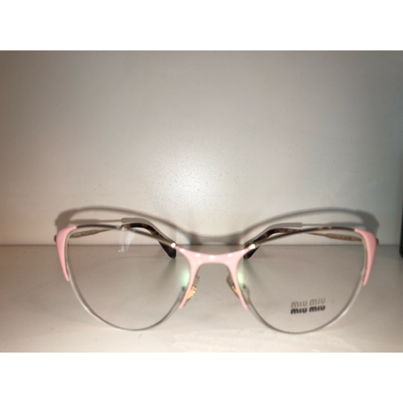 Miu Miu cat eye glasses miumiu 粉色貓眼鏡框