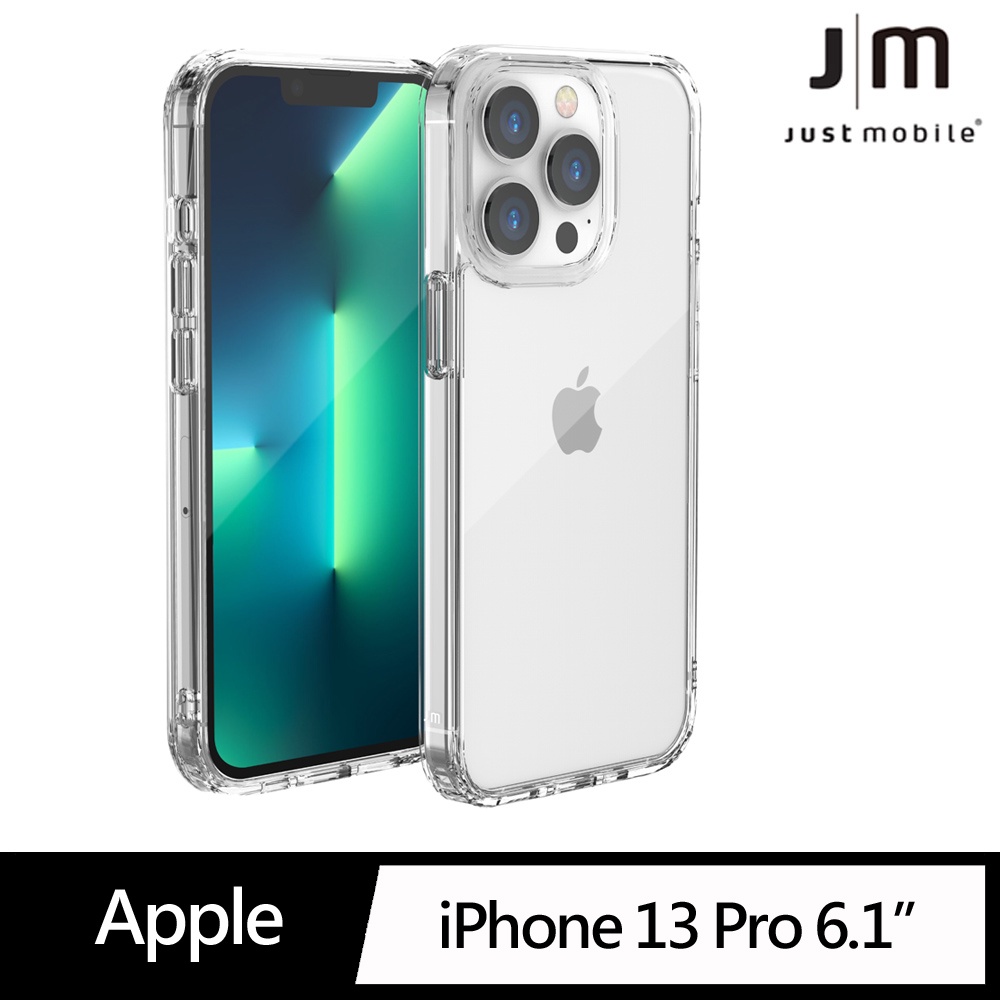 Just Mobile iPhone 13 Pro 6.1" TENC Air 國王新衣氣墊抗摔保護殼-透明