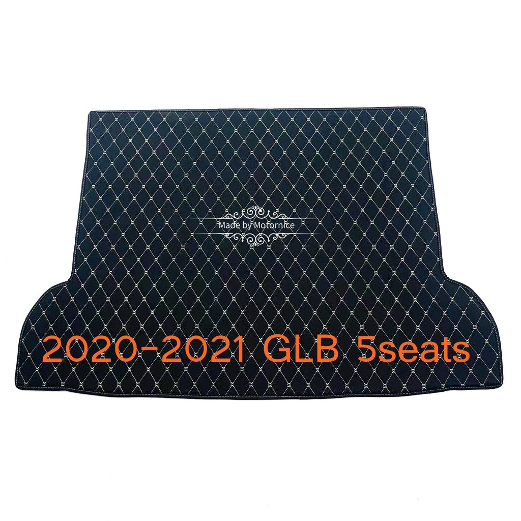 （現貨）適用賓士Mercedes-Benz GLB後行李廂墊 GLB 200 汽車皮革後車廂墊  防水墊