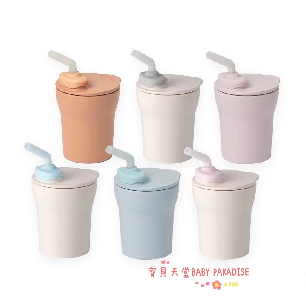 Miniware 天然聚乳酸兒童學習餐具 1-2-3 Sip! 愛喝水水杯組 學習杯 配件(6色)