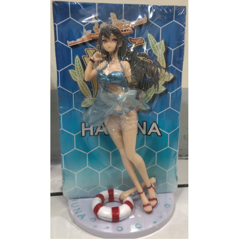 港版艦隊收藏collection 艦娘榛名改二藍色一番賞b賞仲夏的游泳大會性感爆乳泳裝美女公仔 蝦皮購物