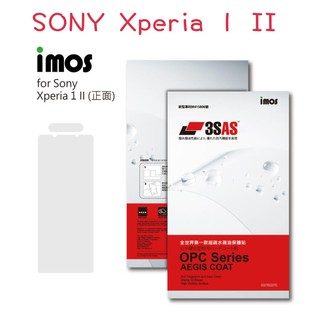 免運 IMOS 3SAS SONY Xperia 1 II (6.5吋) 亮面 正面 背面 螢幕保護貼