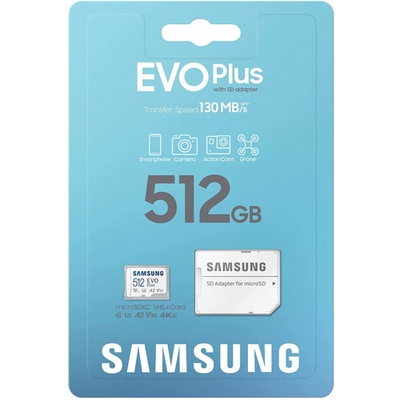 Samsung 三星 EVO PLUS A2 512GB 512G microSDXC C10 130MB/s 記憶卡