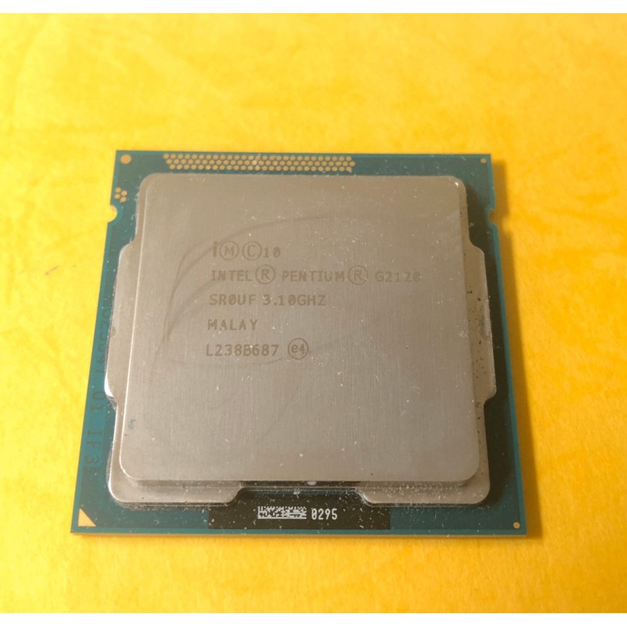 二手升級 換下  intel cpu g2120 含風扇 1155 腳位 英特爾奔騰 雙核CPU處理器LGA 1155