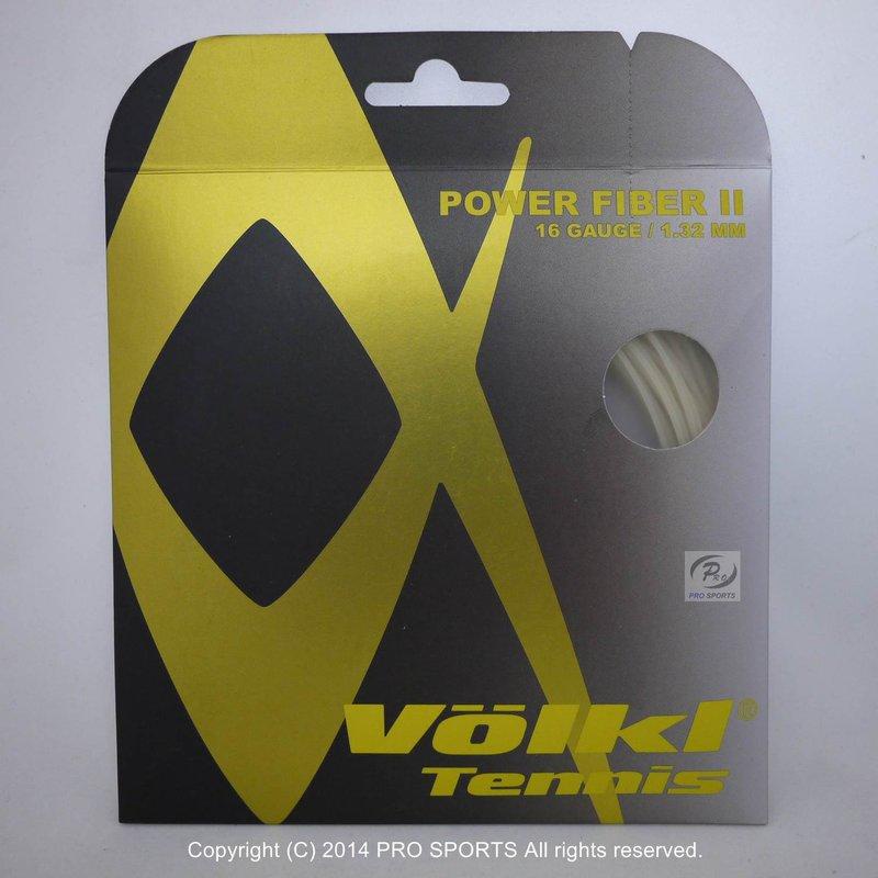 【威盛國際】VOLKL 網球線 Power Fiber II 16 半羊腸線 科技腸線 仿腸線 複絲 滿千超取免運費