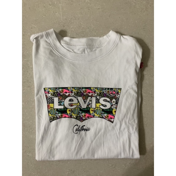 levis白色短袖T恤（ 10號 ）