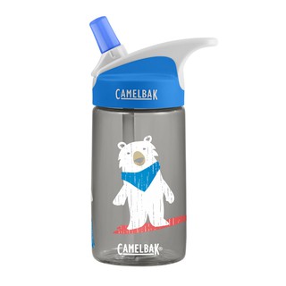 CamelBak 400ml eddy 兒童吸管運動水瓶 滑雪白熊(限時免運活動)