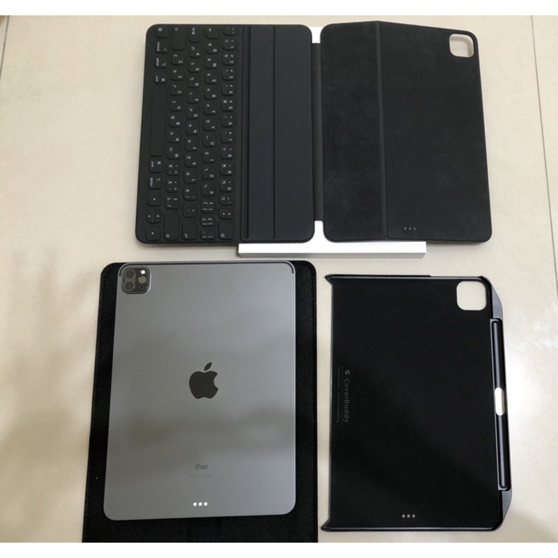 iPad Pro 11 三代 灰 128g Wifi + 聰穎雙面鍵盤及保護殼