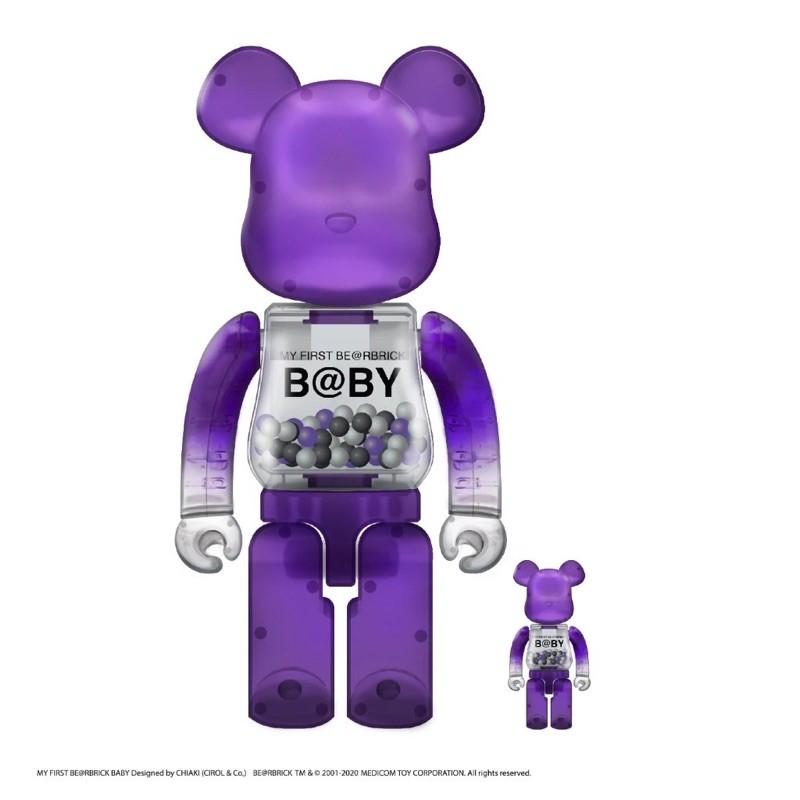 BE@RBRICK x WF Fashion x MY FIRST B@BY紫千秋 400%+100% 2020澳門限定