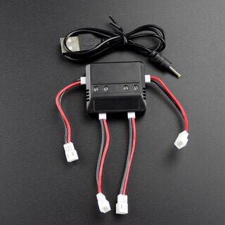 頑童遙控- JJRC H56 H63 H36 V911-1 V911-2 通用 USB 充電器 一充四 電池 套餐