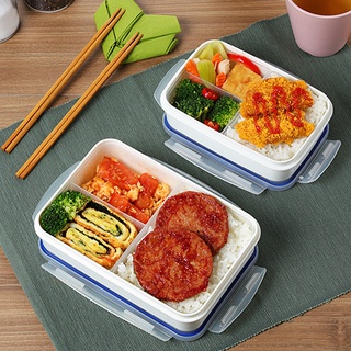 聯府Keyway KLB1100(大)三格天廚微波便當盒 1100ml 便當盒 便當袋 耐熱 餐具 碗盤 營養午餐