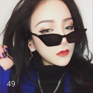 墨鏡 太陽眼鏡 抗UV400 墨鏡 太陽眼鏡 新款情侶款時尚復古膠框貓眼太陽眼鏡 韓版日系百搭古著潮流行造型眼鏡墨鏡