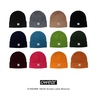 [O'WEAR] O'WEAR 19A/W Simple Label Beanies 毛帽 / 現貨