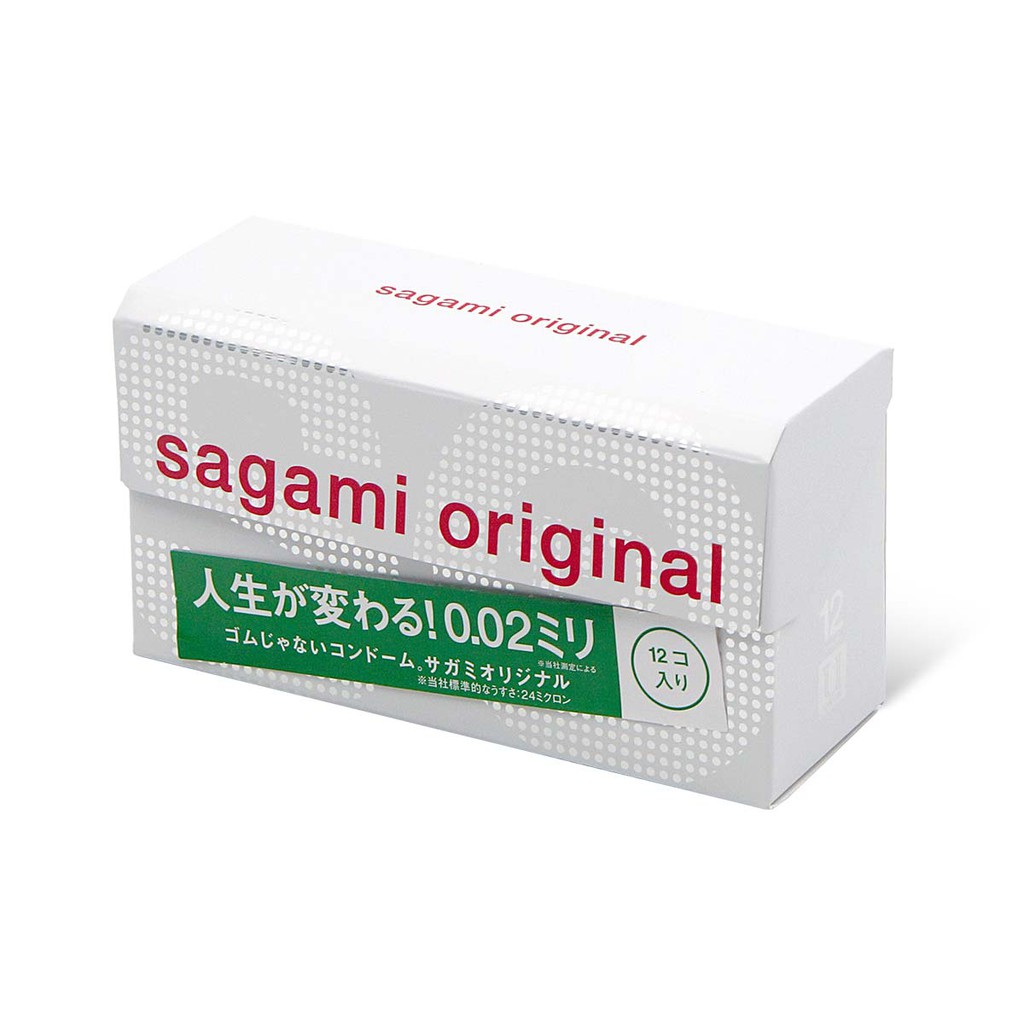 Sagami 相模元祖 0.02 標準裝 12片 PU 保險套 【桑普森】