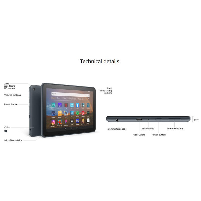 第10代hd8 Plus 台北快貨 亞馬遜電子書amazon Fire Hd 8 增強版 蝦皮購物