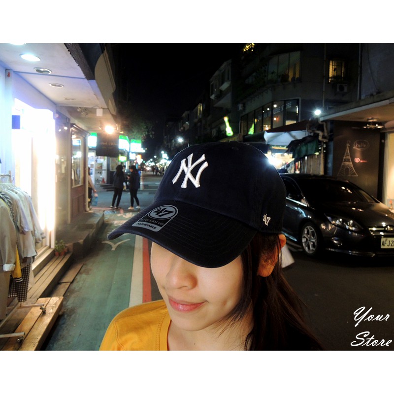 【Your Store】美牌 47Brand 洋基 NY Clean Up 老帽 '47 Cap 深藍色