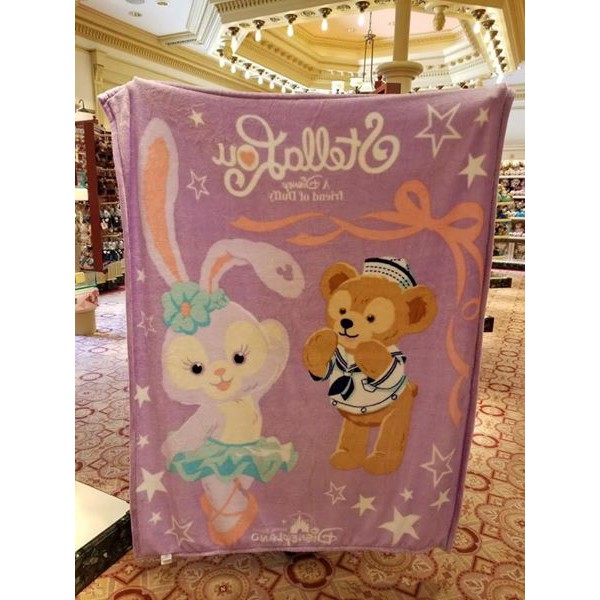 香港迪士尼限定 Disney StellaLou 史黛拉兔 達菲 毛毯 冷氣毯 毯子