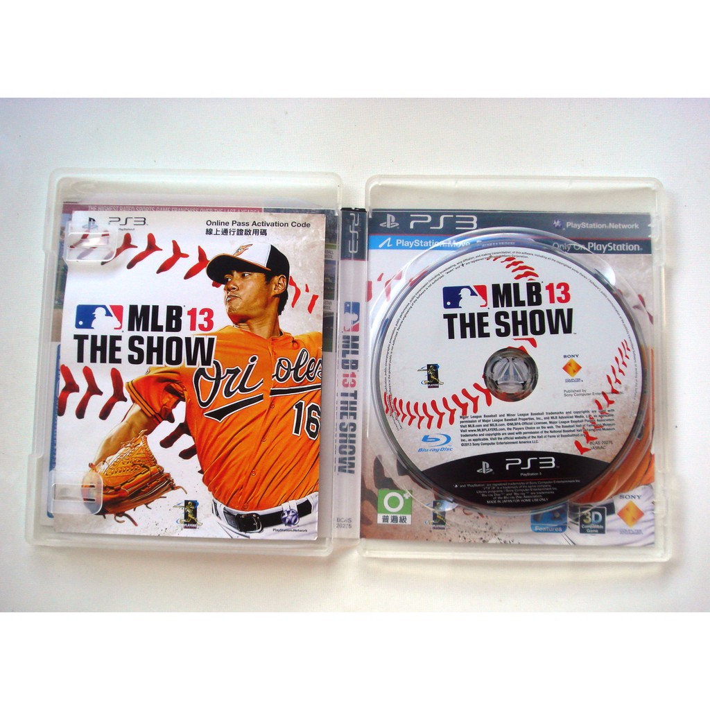 PS3 美國職棒大聯盟13 英文版(MOVE) MLB 13 The Show | 蝦皮購物