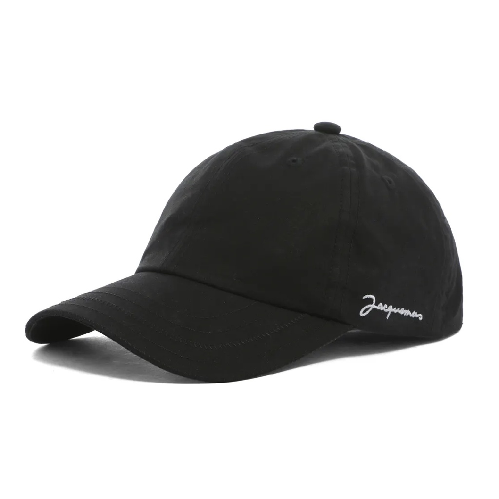 MERCI✰JACQUEMUS la casquette logo cotton cap 黑色 棒球帽 老帽 現貨