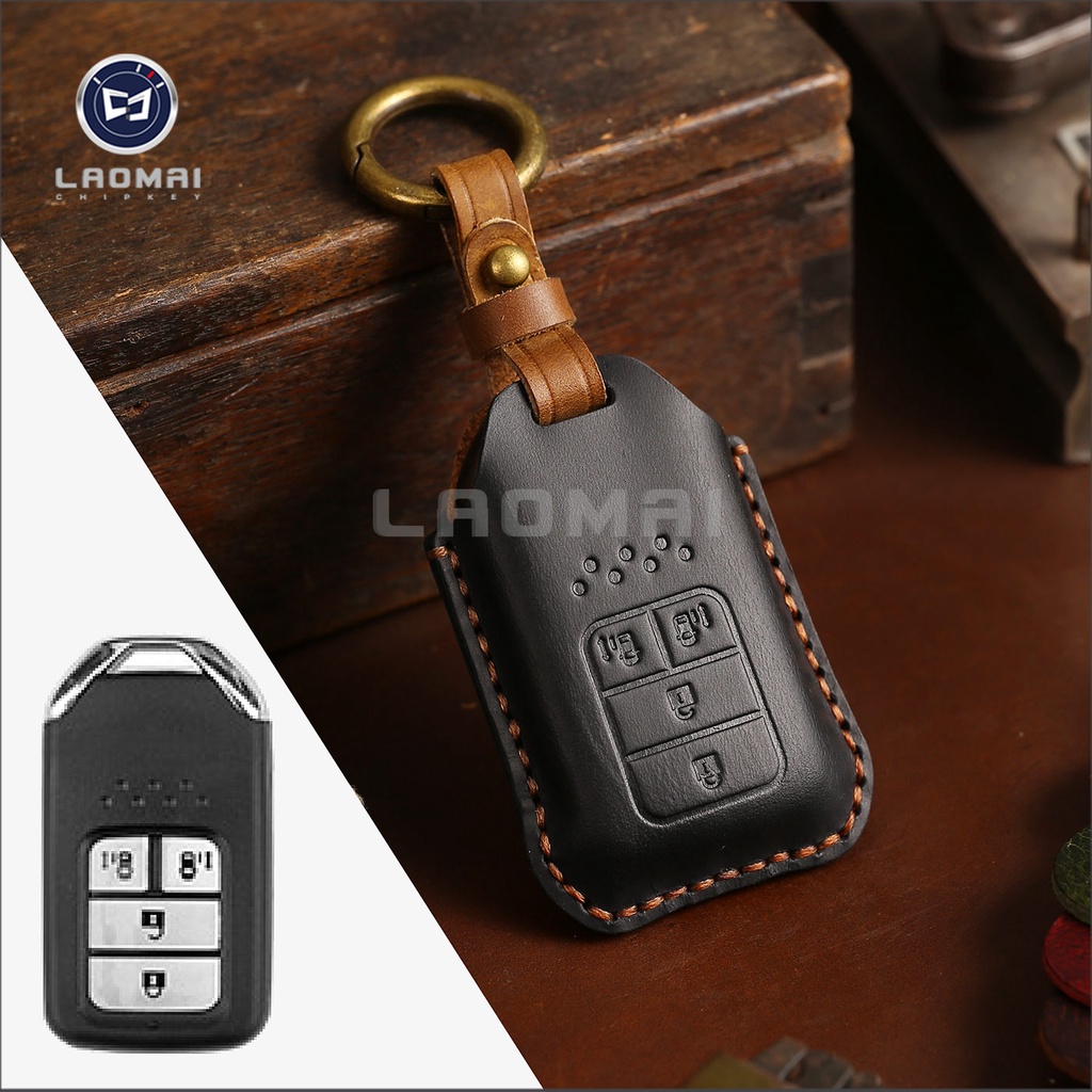 [ 老麥鑰匙皮套 ] 2016 Honda Odyssey Accord 本田汽車 感應 晶片 鑰匙 保護包