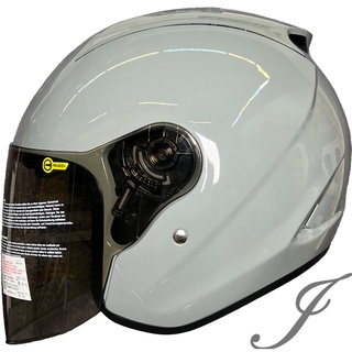 THH T500N 素色 亮水泥灰 大殼 大頭圍 內襯可拆洗 半罩安全