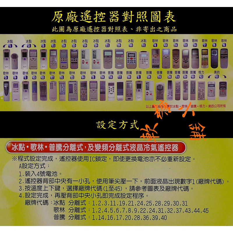 歌林冷氣遙控器rc M1 M2 Rc M3 Rc M5rc M6 Rc M7b Rc M7b1 Rc M7c全系列適用 蝦皮購物