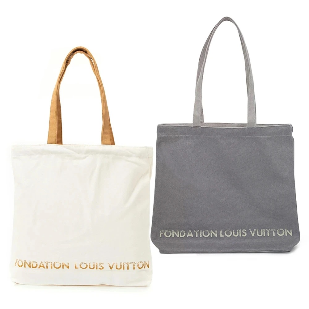 Louis Vuitton 路易威登 LV 限量版博物館基金會帆布袋(兩色)