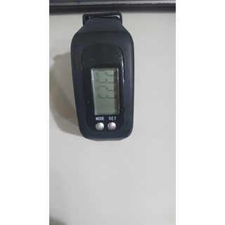 W-729A LED手環計步器黑色矽膠手錶 時間 運動 跑步 卡路里