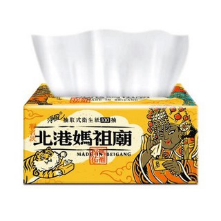 JingFeng 淨風 北港媽祖抽取式衛生紙 100抽X6包10袋/箱 箱購 現貨 廠商直送