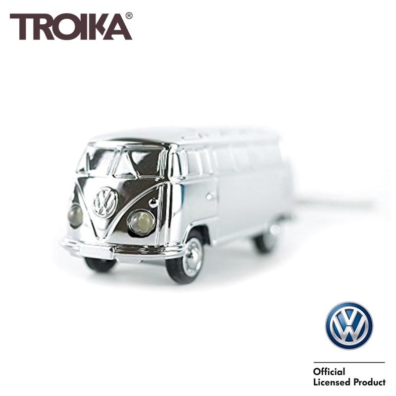 耀您館★德國TROIKA麵包車鑰匙圈KR17-40-CH福斯LED燈鑰匙圈吊飾Volkswagen鑰匙圈Microbus