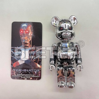 BEETLE BE@RBRICK S32 魔鬼終結者 BEARBRICK 電鍍 T800 庫柏力克熊 32代 100%